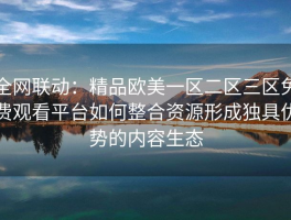 全网联动：精品欧美一区二区三区免费观看平台如何整合资源形成独具优势的内容生态